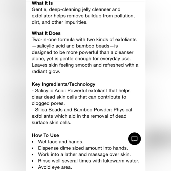 Clinique All About Clean 2-In-1 Cleansing & Exfoliating Jelly NEW #1250 - Picture 2 of 5